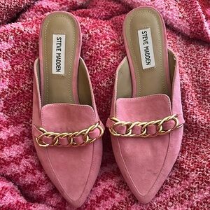 Steve Madden Pink Mules